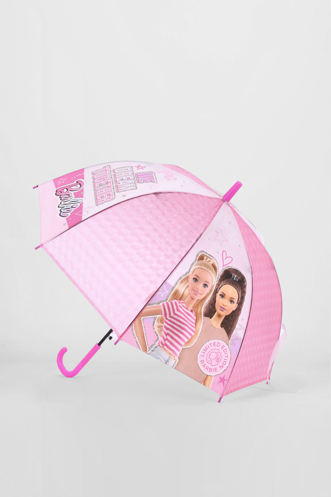 Pre-Girls Barbie Umbrella - Pink