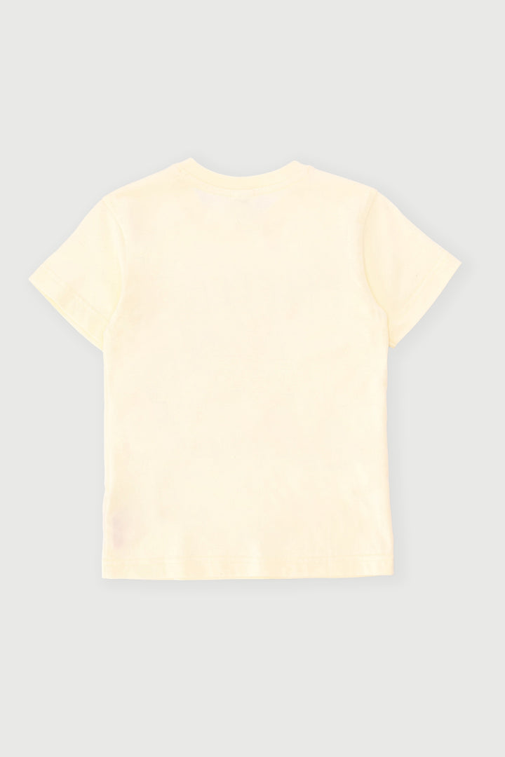 Pre-Boys Rollin Pup Skate Tee - Yellow