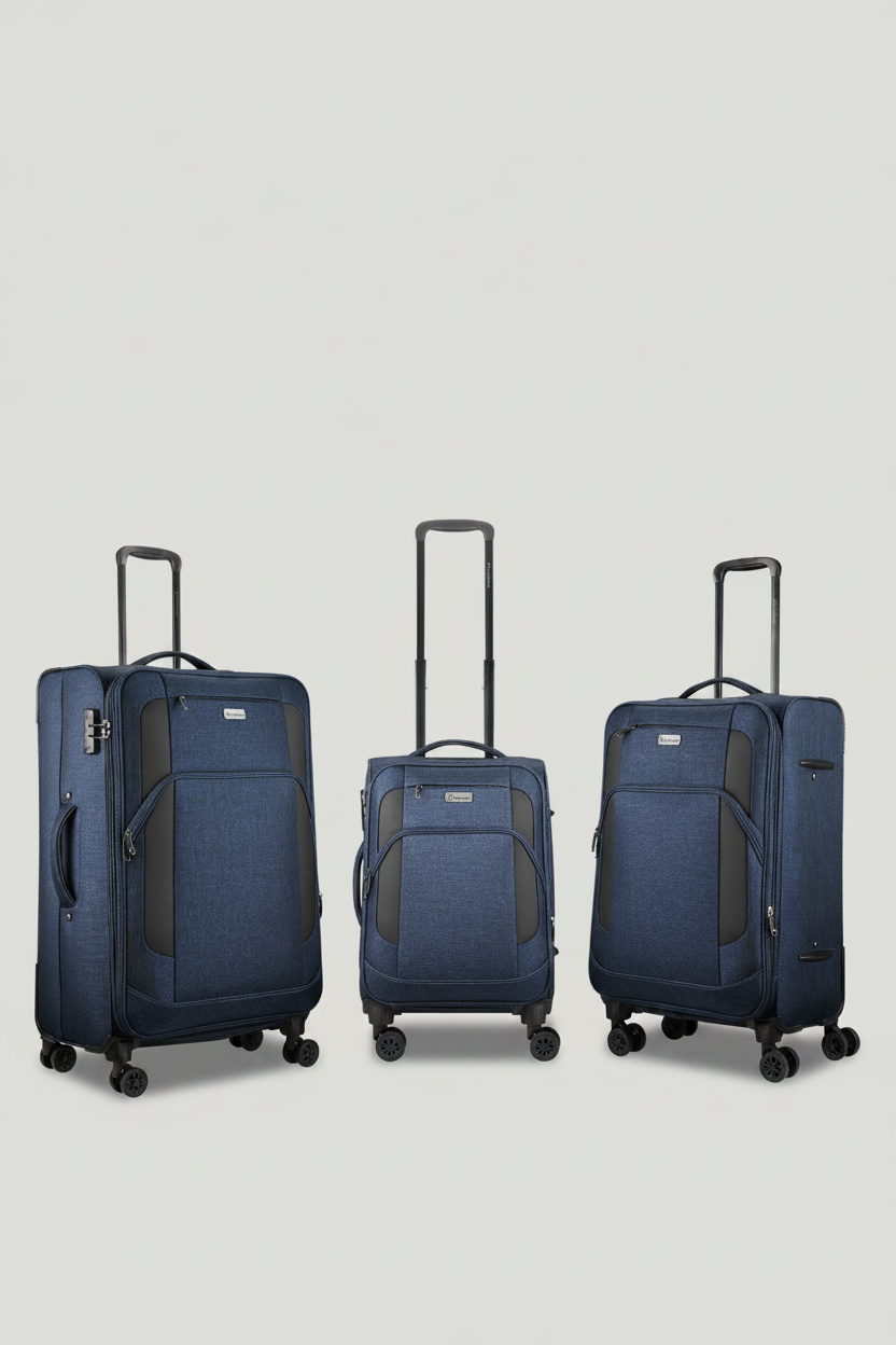 Aurora 4-Wheel Spinner Suitcase - Navy