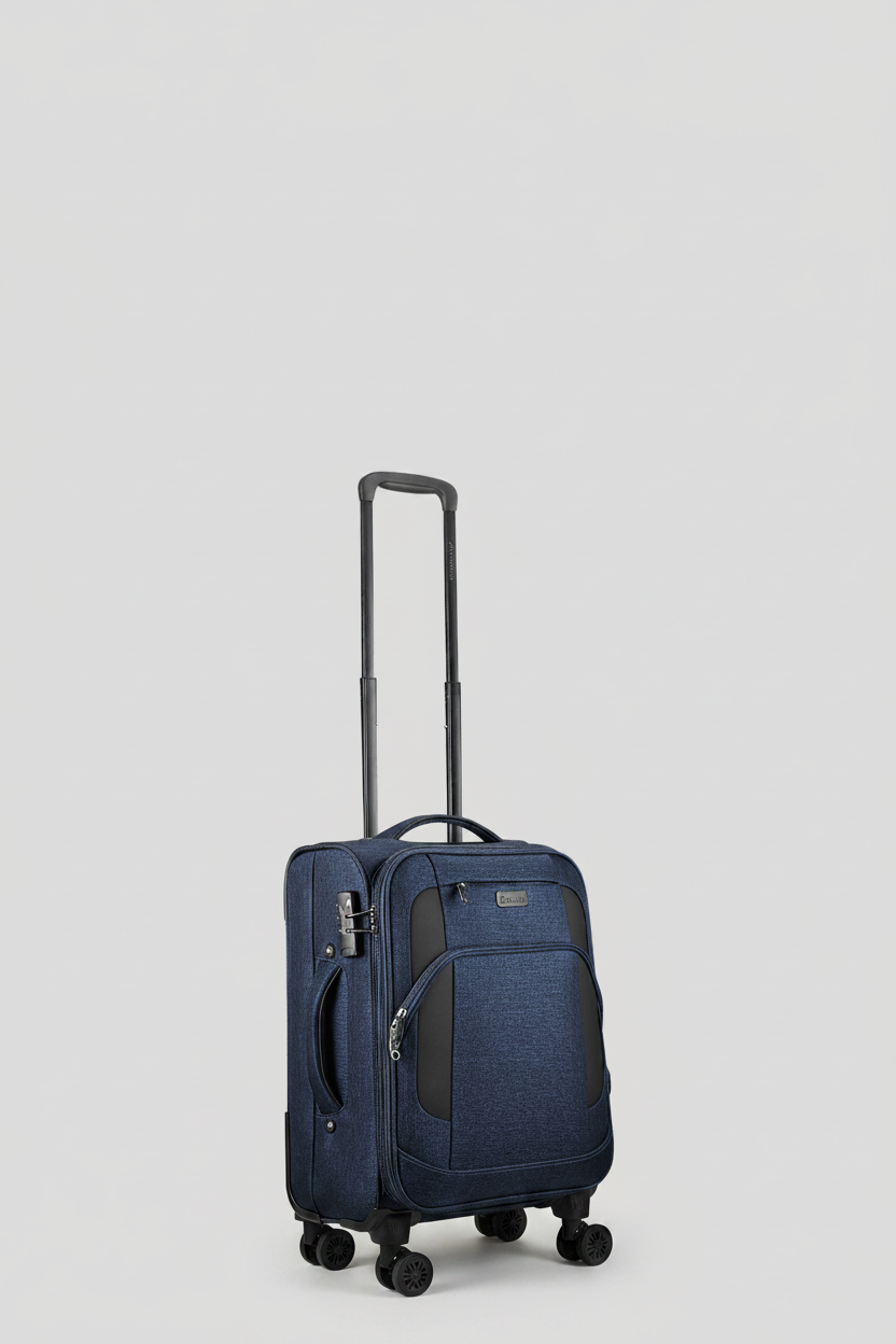 Aurora 4-Wheel Spinner Suitcase - Navy