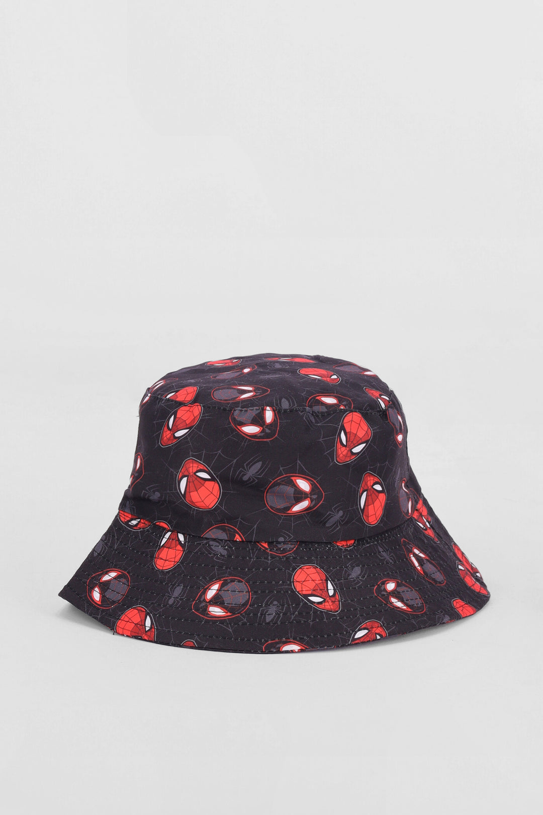 Pre-Boys Spiderman Bucket Hat - Black