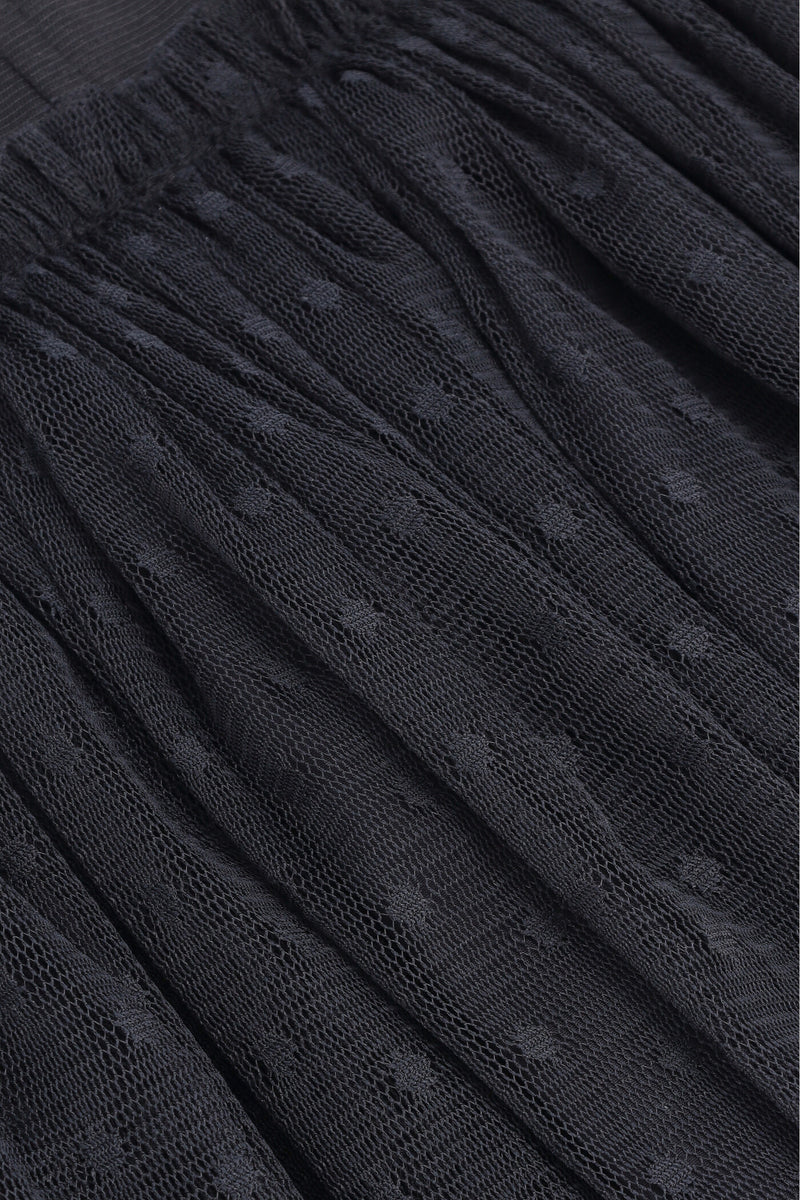 Pre-Girls Mesh Tutu Skirt - Black