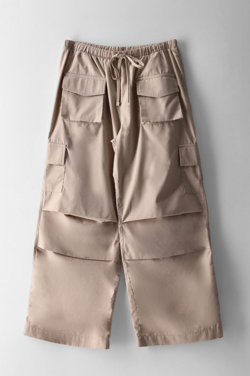 Girls Bellow Pocket Cargo Pants - Light Stone