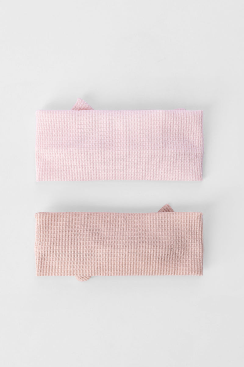 Baby Girls 2 Pack Textured Headbands - Multi