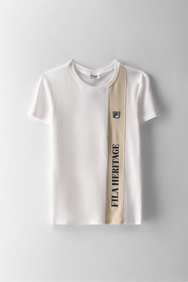 Boys Russel White  T-Shirt - White