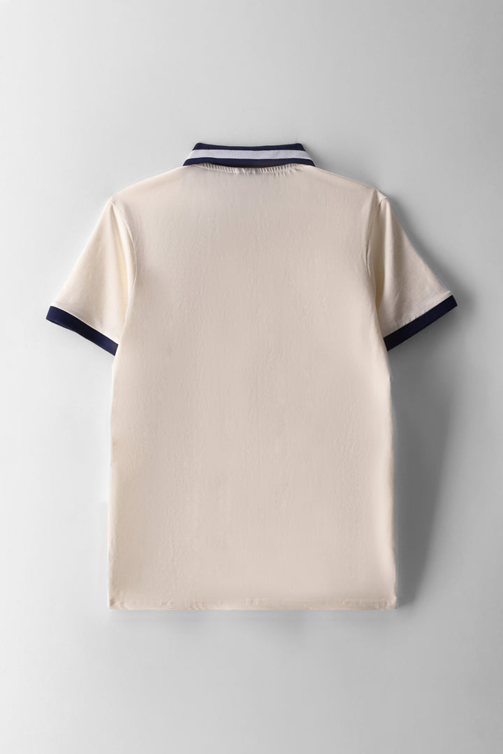 Boysgene Golf Shirt - Cream