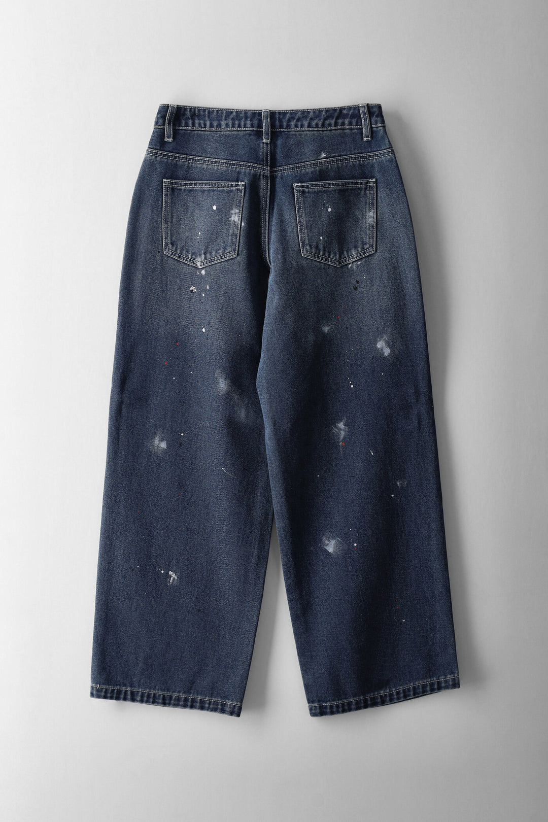 Girls Paint Splatter Denim - Tea Stain