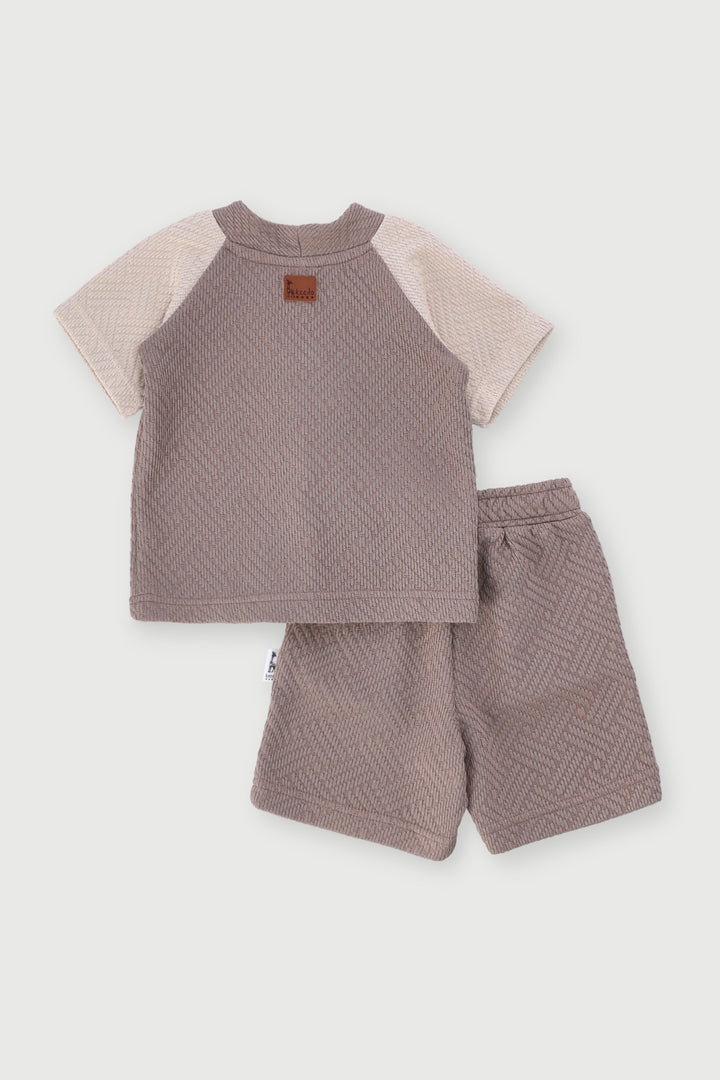 Keedo Baby Boys Baseball Set - Stone