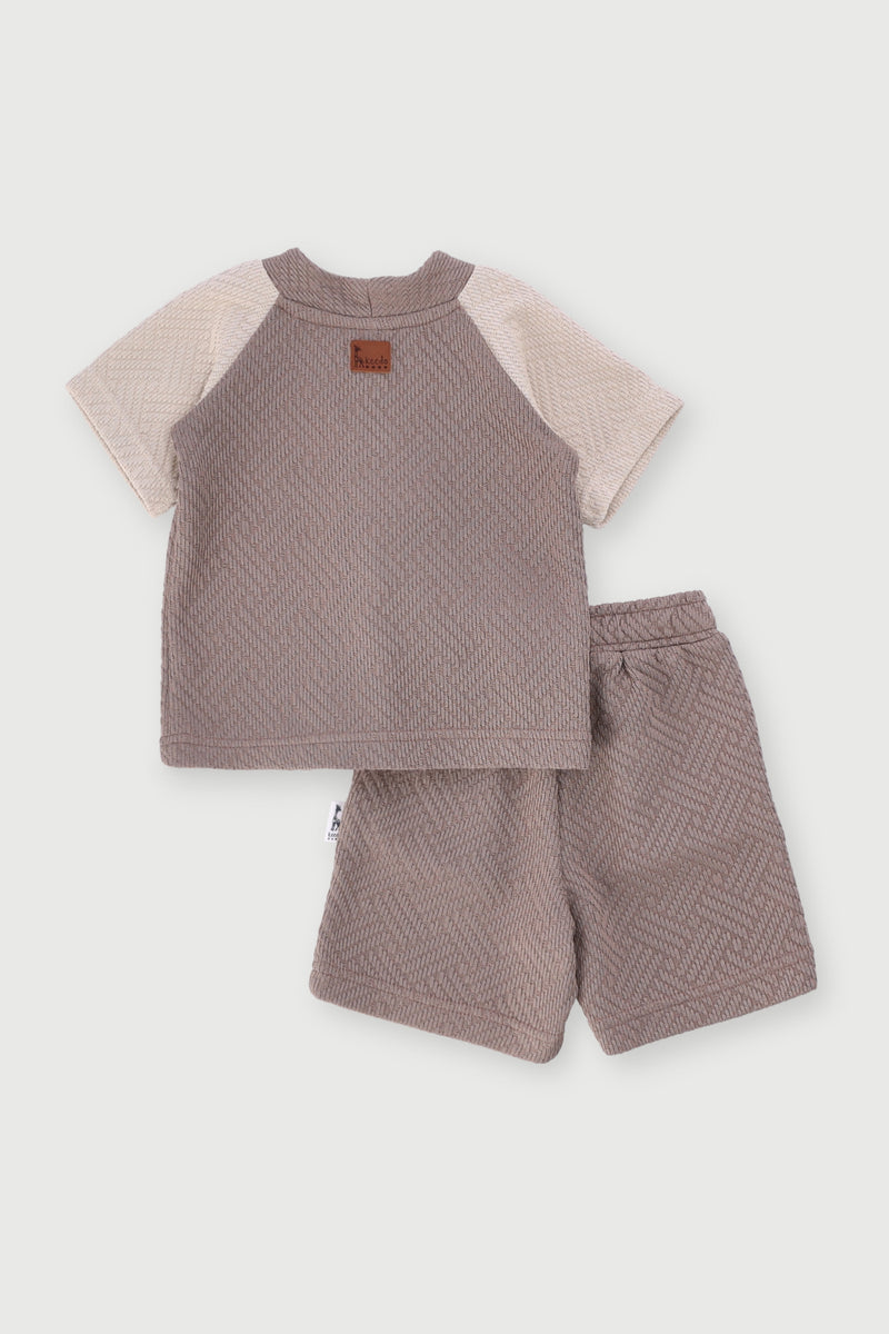 Keedo Baby Boys Baseball Set - Stone