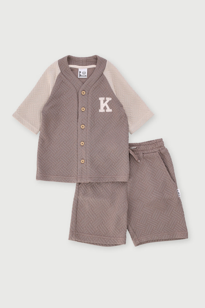 Keedo Boys Baseball Set - Stone