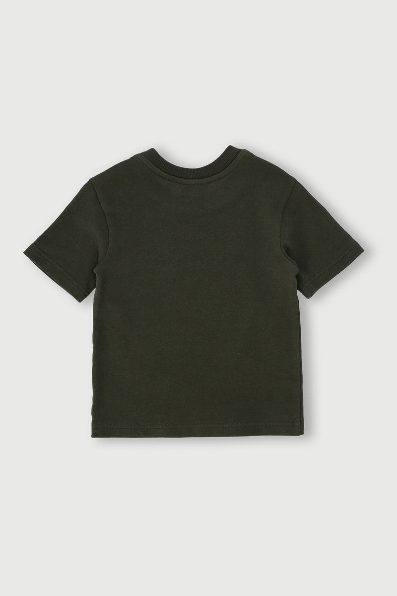 Pre-Boys Bluey Fleece Crew Top - Olive