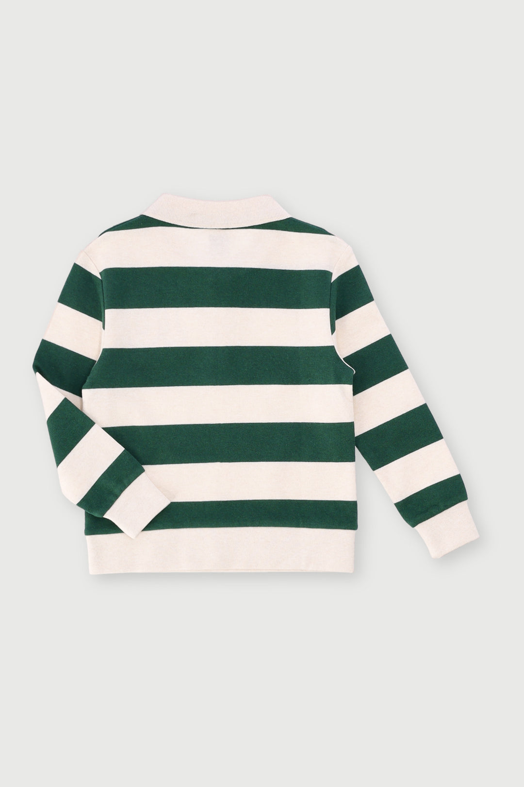 Pre-Boys Striped No. 10 Golfer - Dark Green