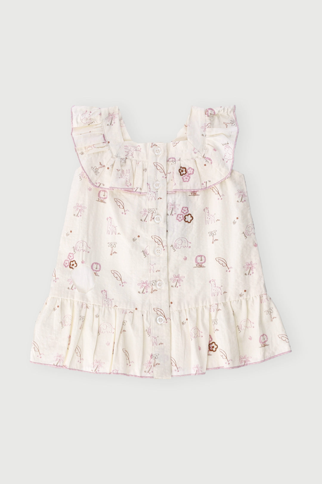 Keedo Baby Girls Safari Woven Dress - Pink