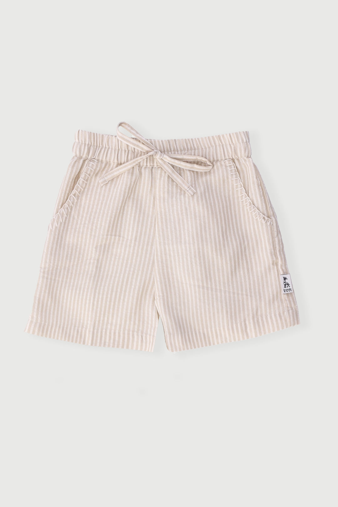 Keedo Girls Woven Fashion Shorts - Cream
