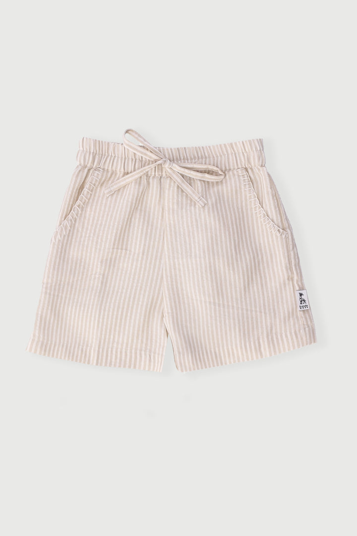 Keedo Girls Woven Fashion Shorts - Cream