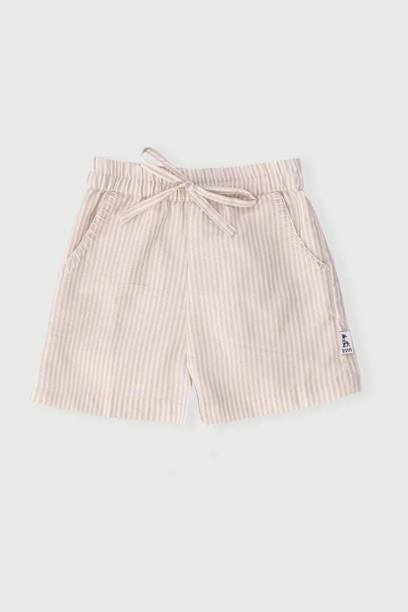 Keedo Girls Woven Fashion Shorts - Cream