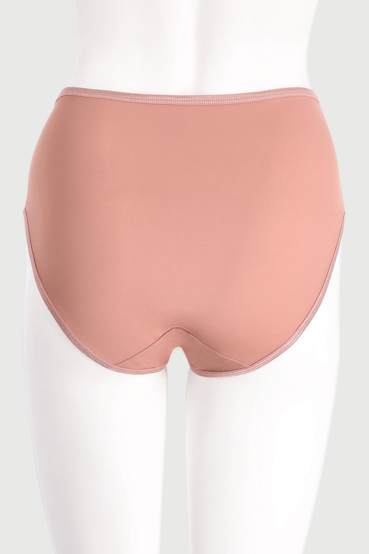 2 Pack Matte & Sheer Panty - Cinnamon/Black