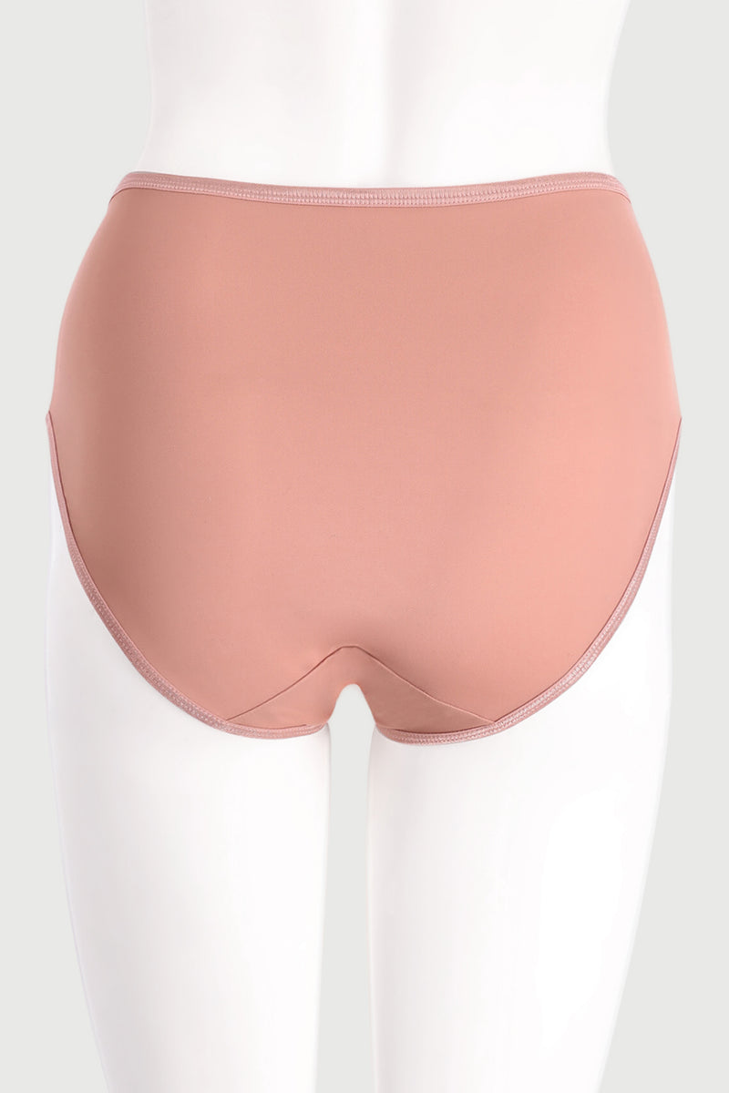2 Pack Matte & Sheer Panty - Cinnamon/Black