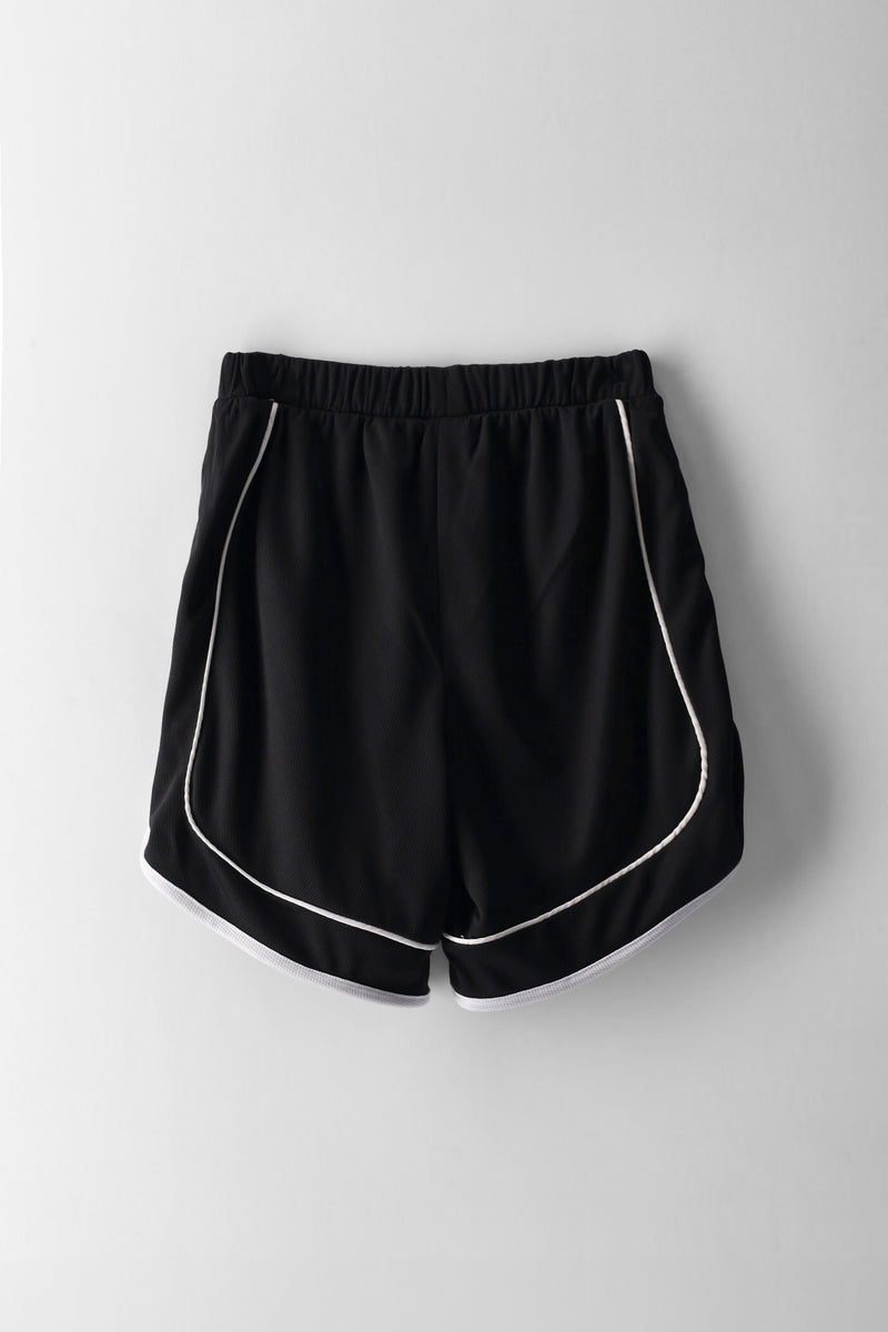 Girls Bermuda Basketball Short - Black