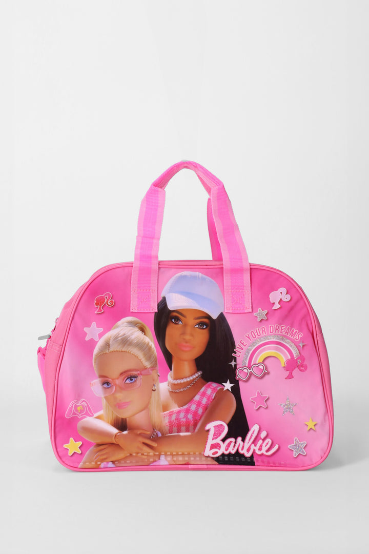 Pre-Girls Barbie Duffle Bag - Pink