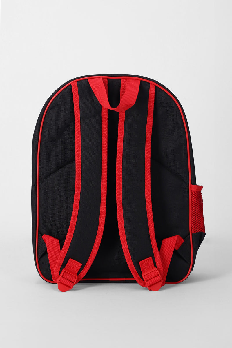 Pre-Boys Spiderman Web Face Xl Backpack - Red/Black