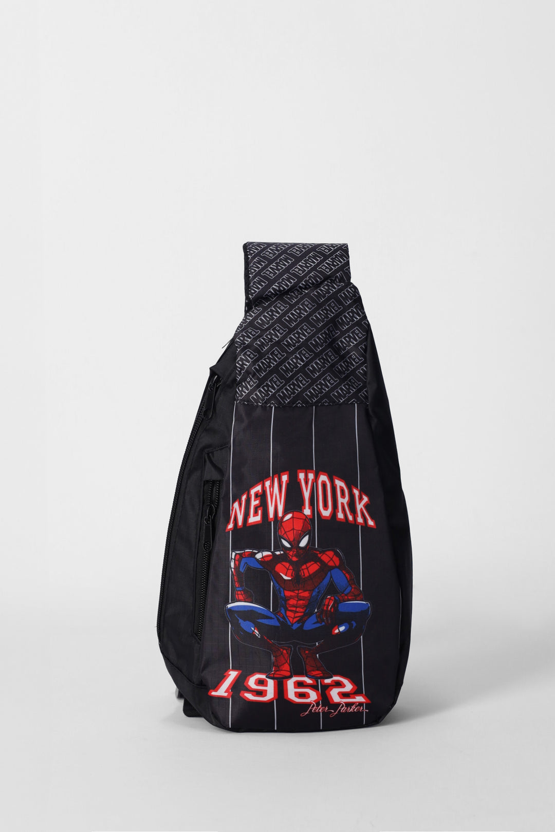 Pre-Boys Spiderman New York Sling Bag - Black