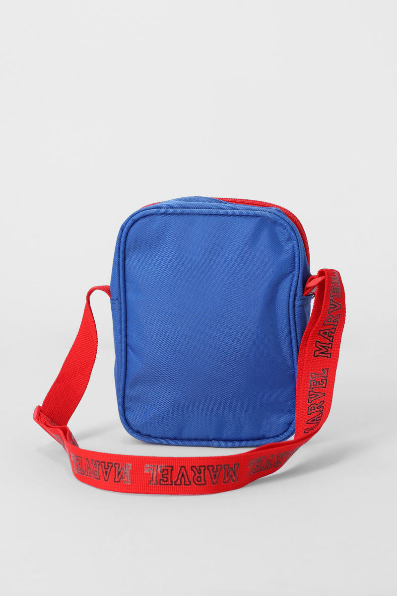 Pre-Boys Spiderman Blue Sling Bag - Blue