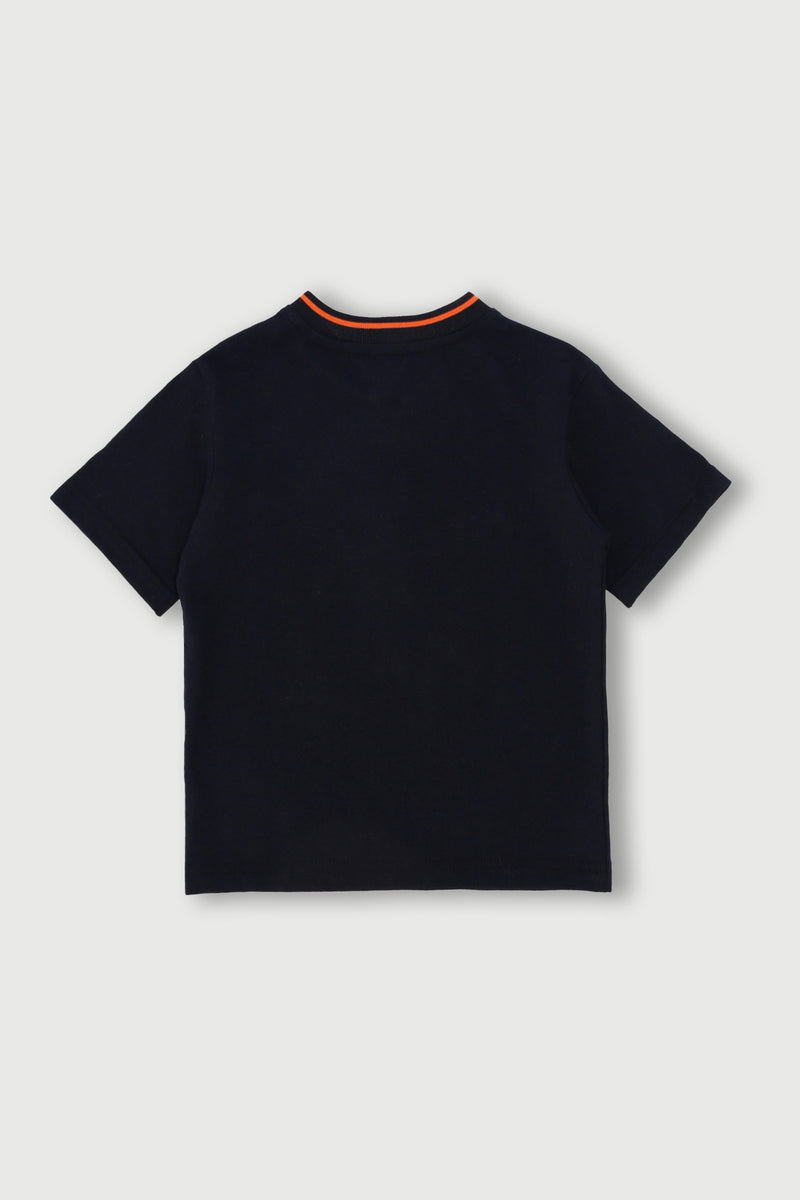 Pre-Boys Danasoli Jacquard Rib Tee - Black