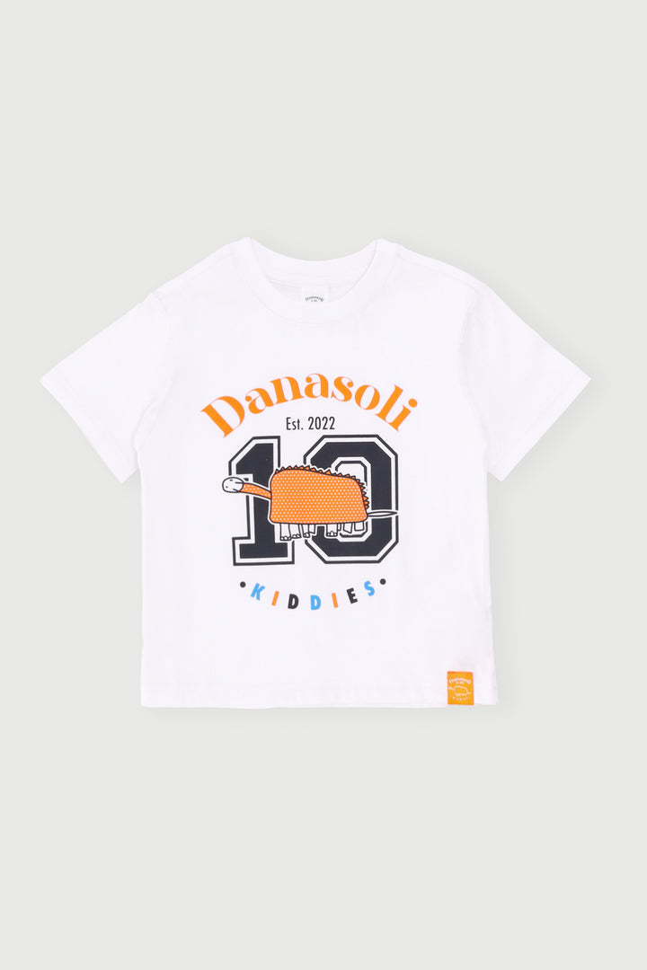 Pre-Boys Danasoli Short Sleeve Tee - White