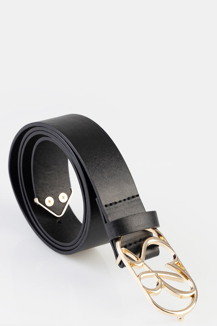 Main Girl Belt - Black/Gold