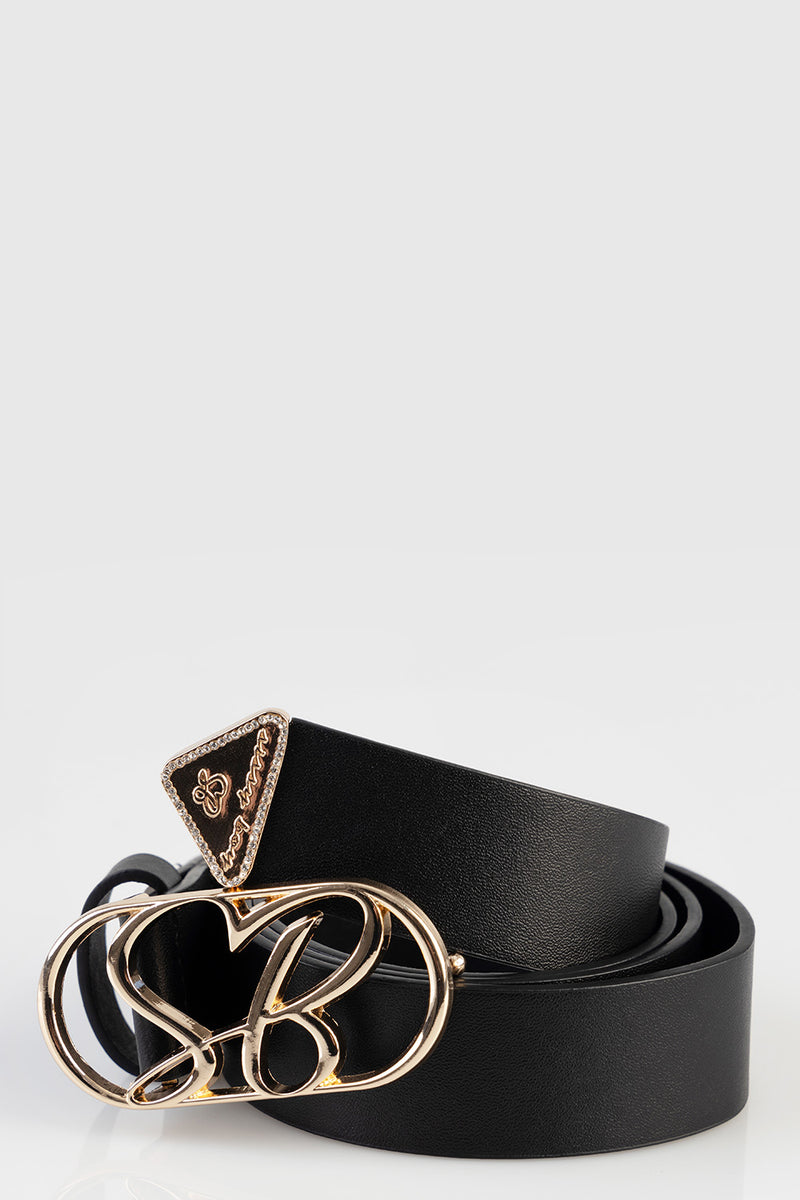 Main Girl Belt - Black/Gold
