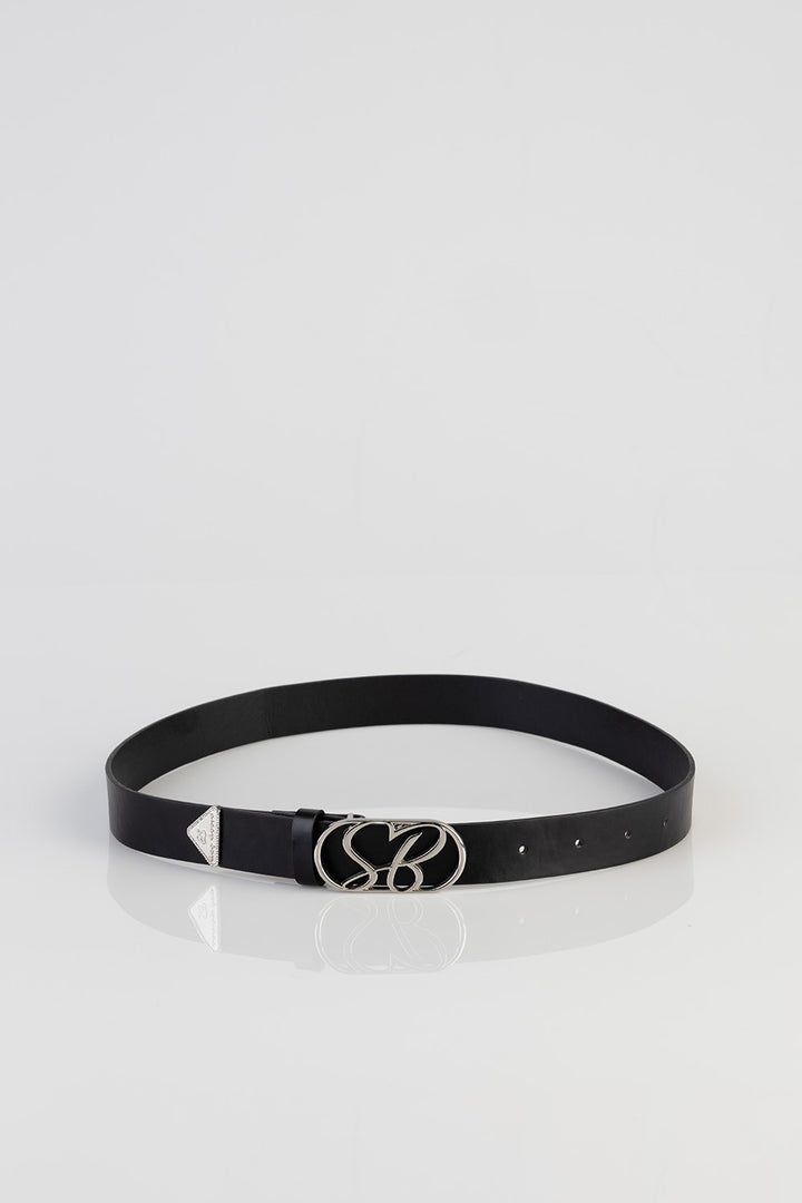 Main Girl Belt - Black/Silver