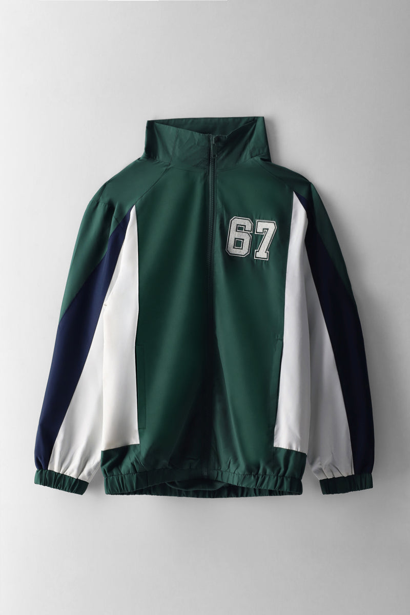 Boys Sports Windbreaker - Green