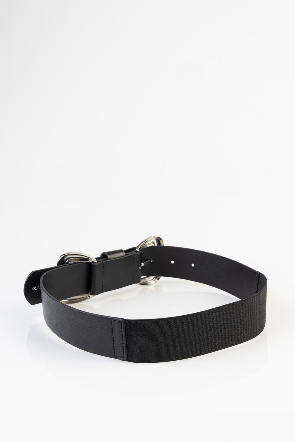 Double Buckle Belt - Black