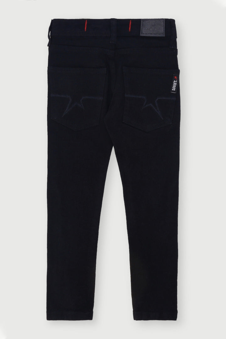Pre-Boys Strikers Evo Skinny Denim - Black