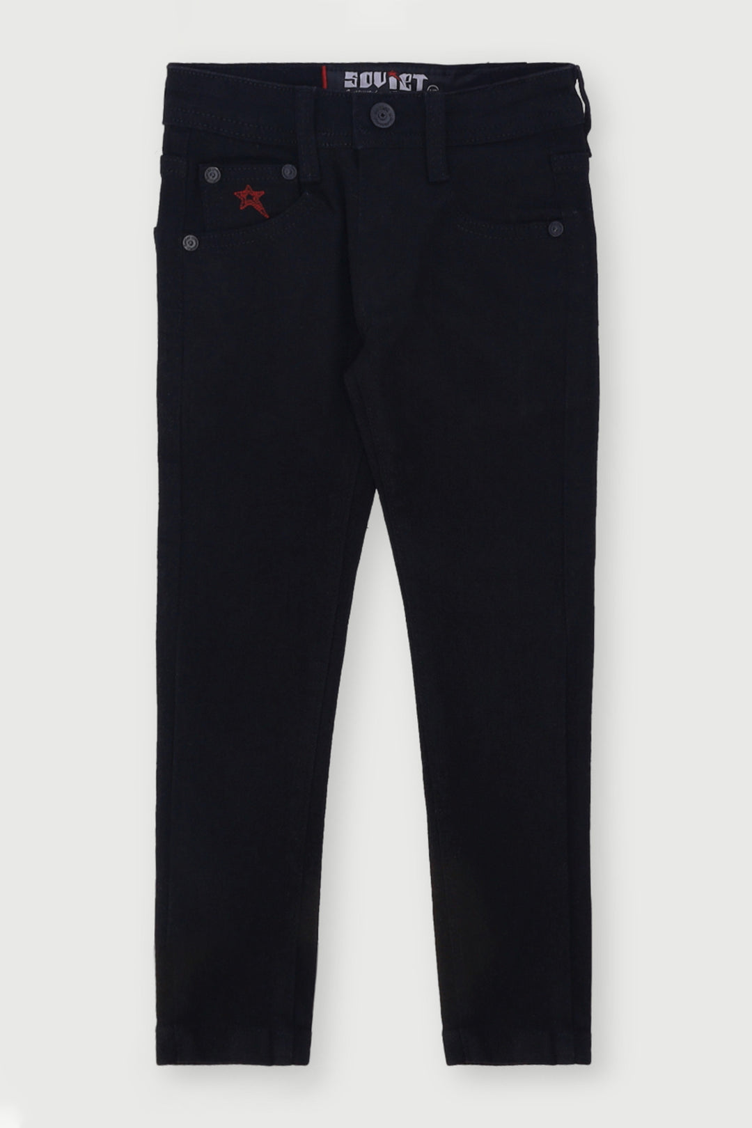 Pre-Boys Strikers Evo Skinny Denim - Black