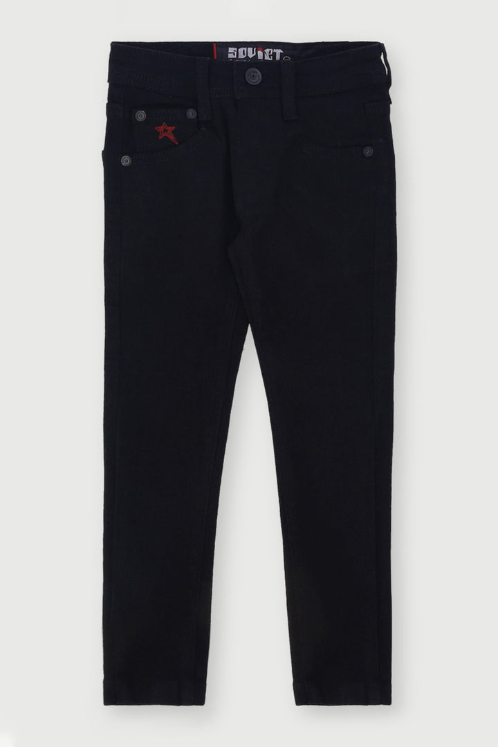 Pre-Boys Strikers Evo Skinny Denim - Black