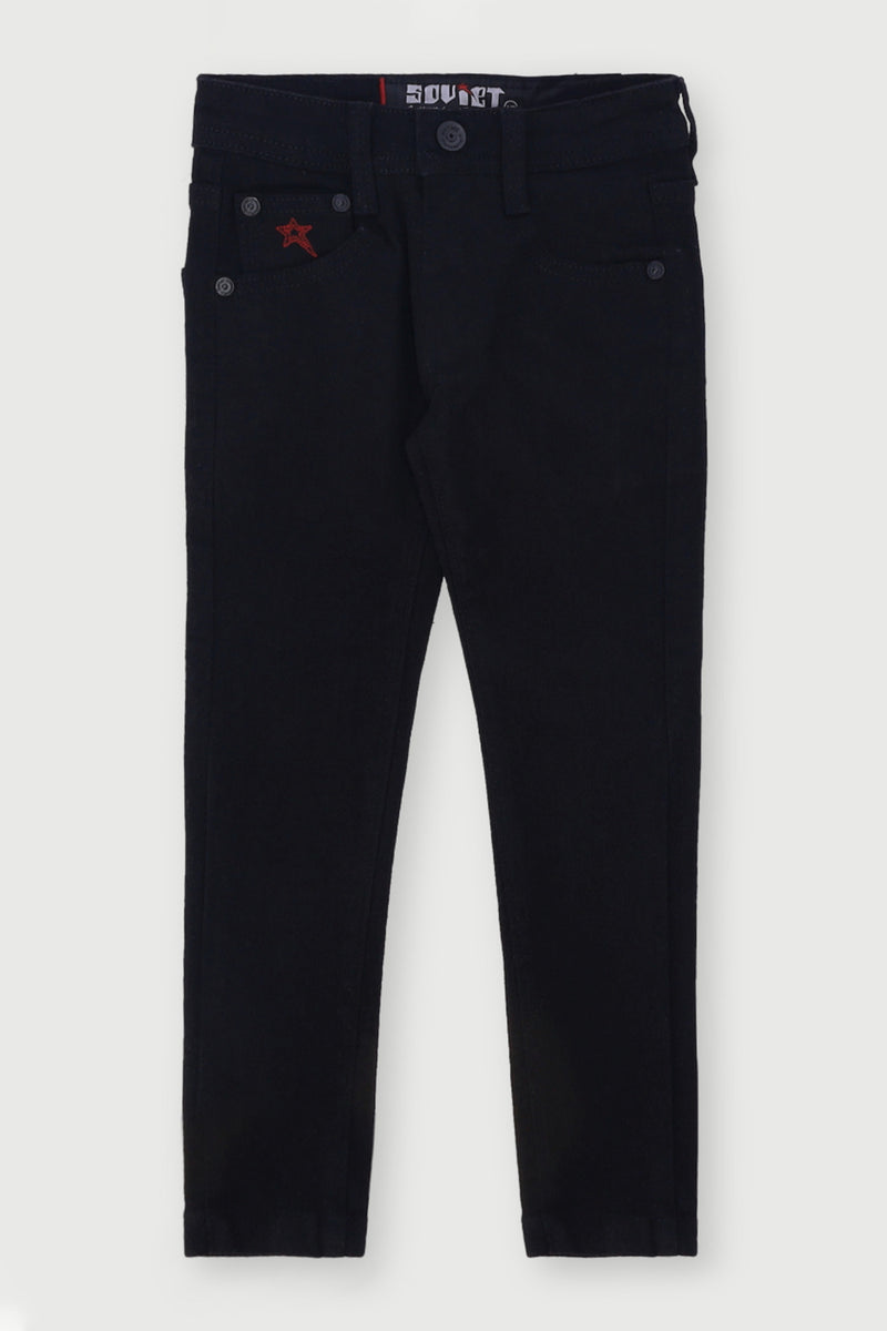 Pre-Boys Strikers Evo Skinny Denim - Black
