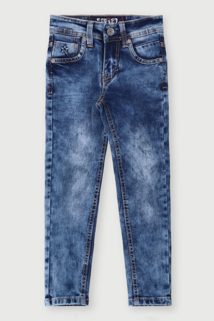 Pre-Boys Terminator Skinny Denim - Indigo