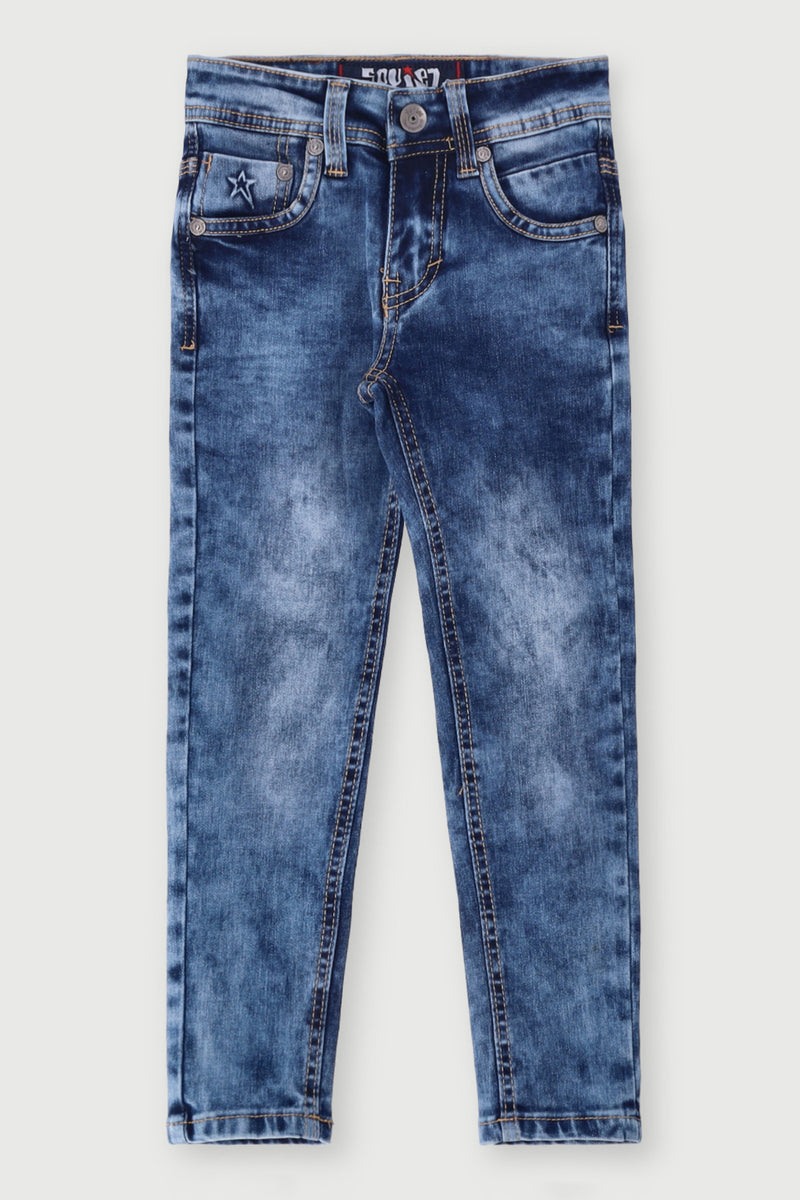 Pre-Boys Terminator Skinny Denim - Indigo