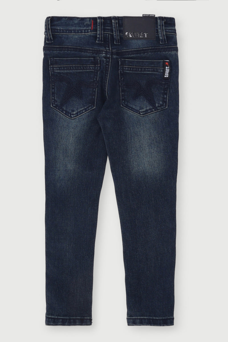 Pre-Boys Brantley Fashion Denim - Blue/Black