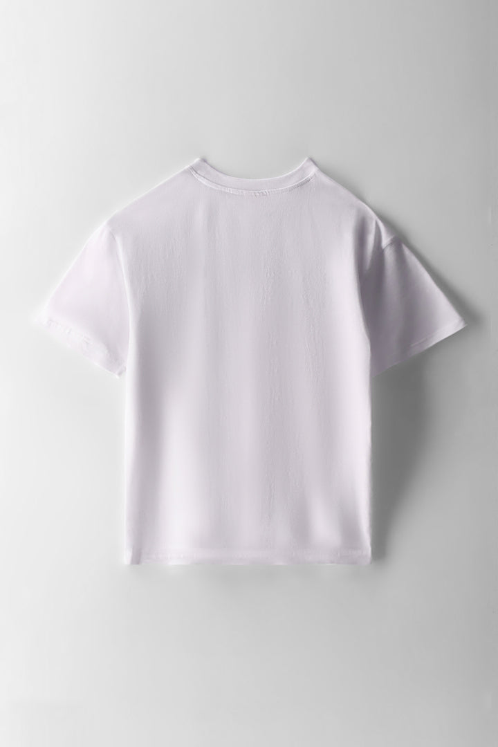 Boys NASA Print Oversized T-Shirt - White