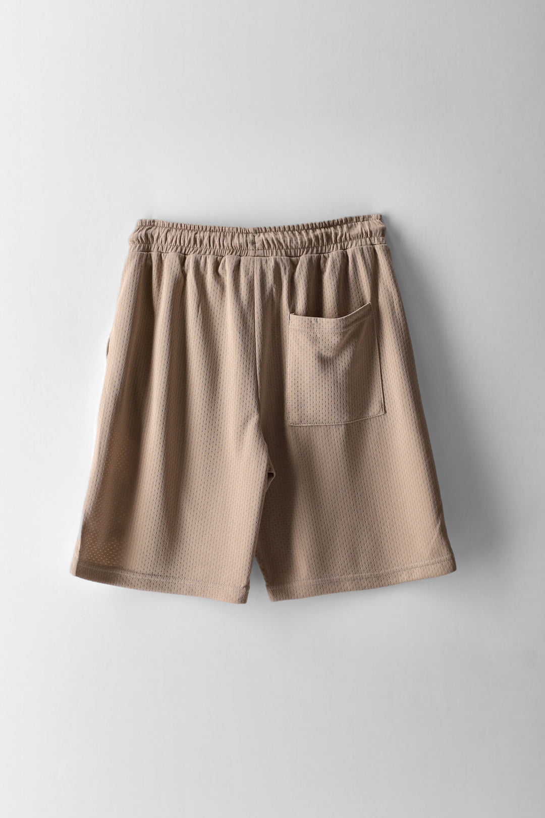 Boys Mr Beast Mesh Sport Shorts - Stone