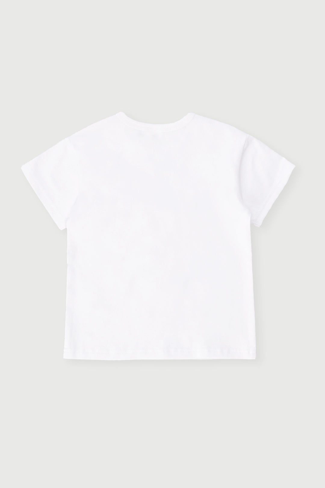 Baby Girls Bow Detail Fashion Tee - White