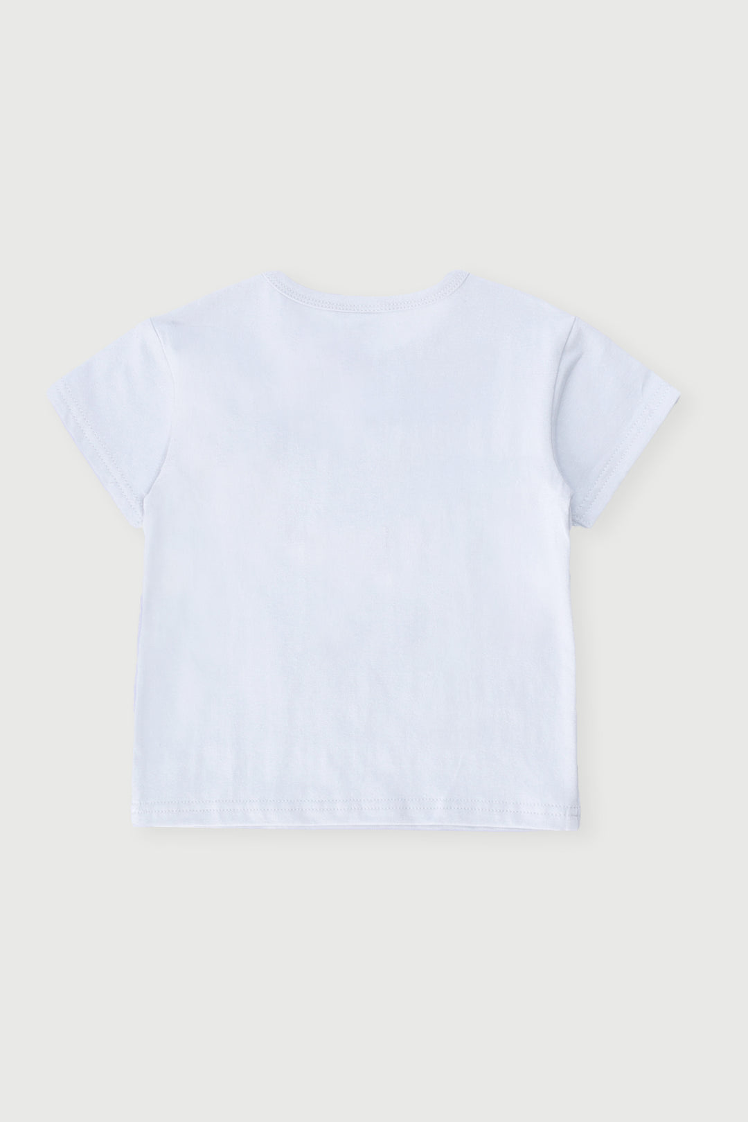 Baby Girls Bow Detail Fashion Tee - Blue