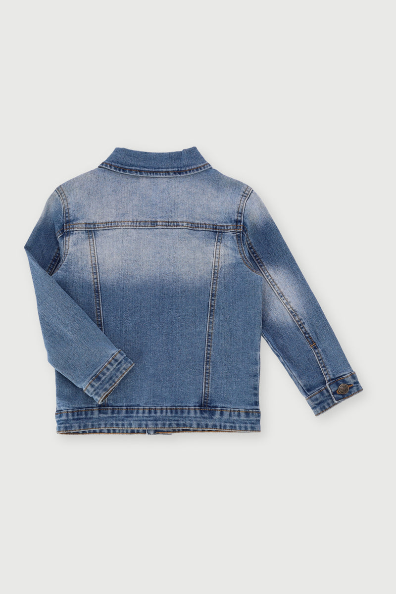 Pre-Boys Core Denim Jacket - Blue