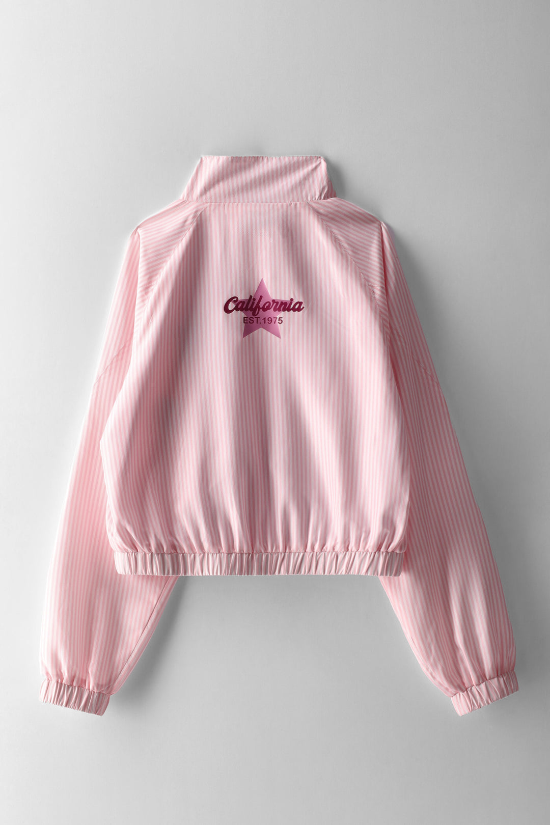 Girls Cali Stripe Transitional Jacket - Pink