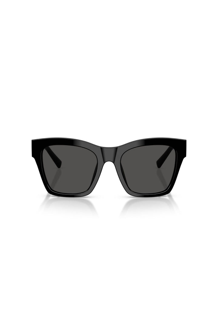 Square Frame/ Grey Lens - Black