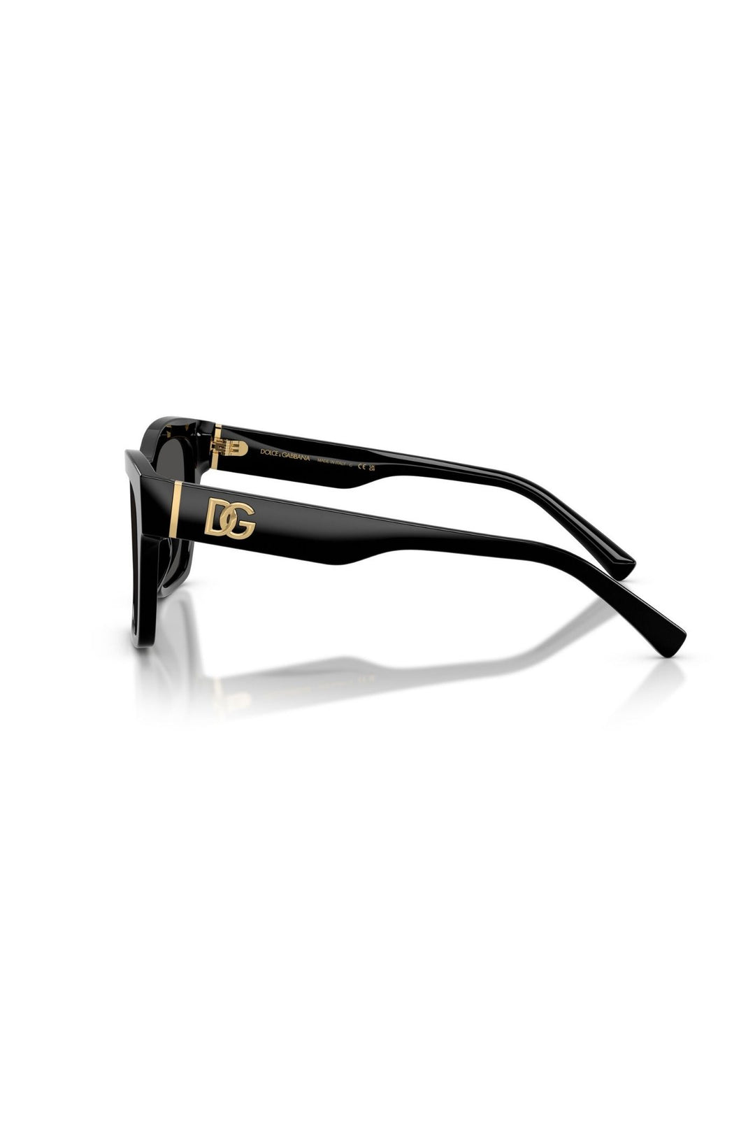 Square Frame/ Grey Lens - Black