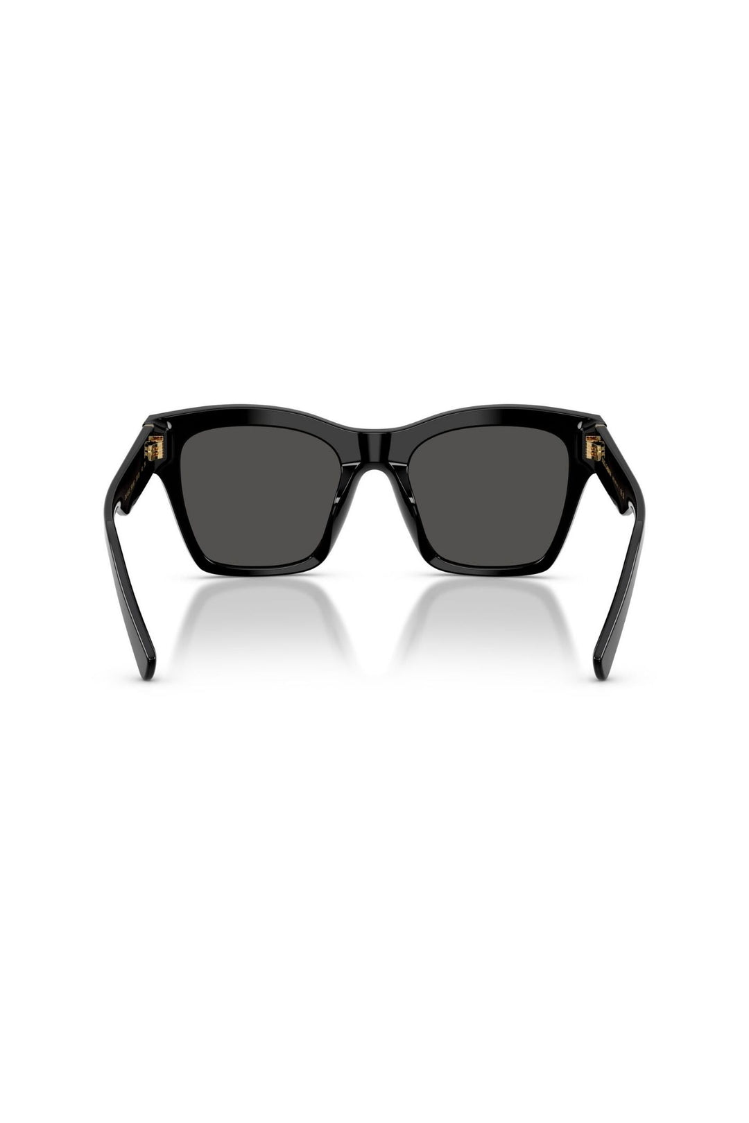 Square Frame/ Grey Lens - Black